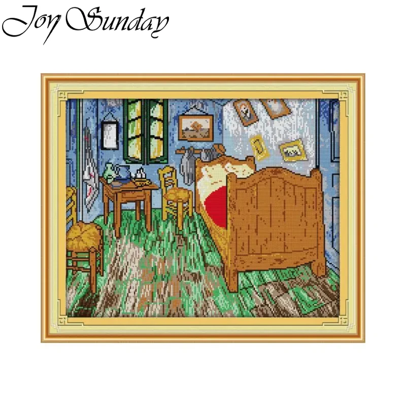 Embroidery Meaning - Joy Sunday Van Gogh's Bedroom Pattern