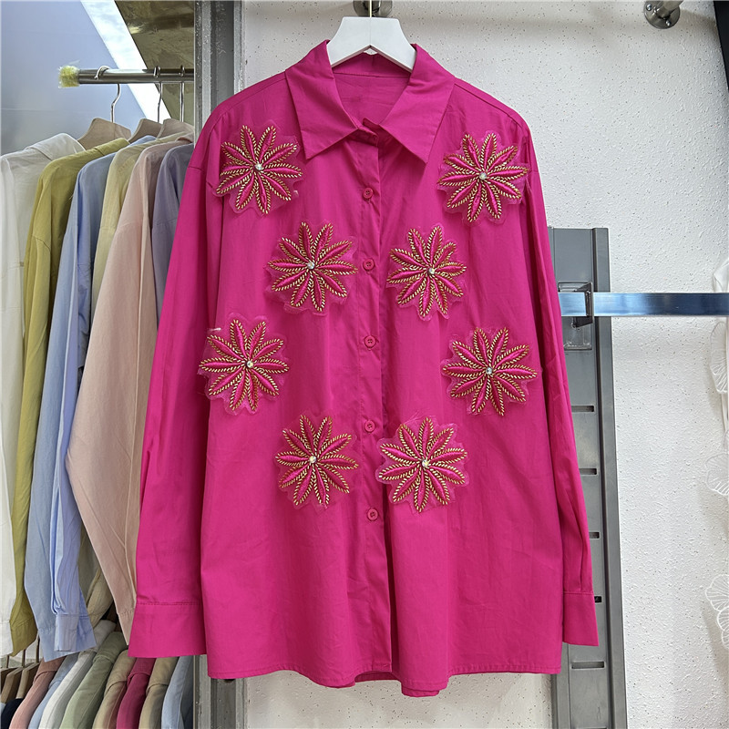 Blouses Women Shirt Vintage Tu - Embroidery Online review and price