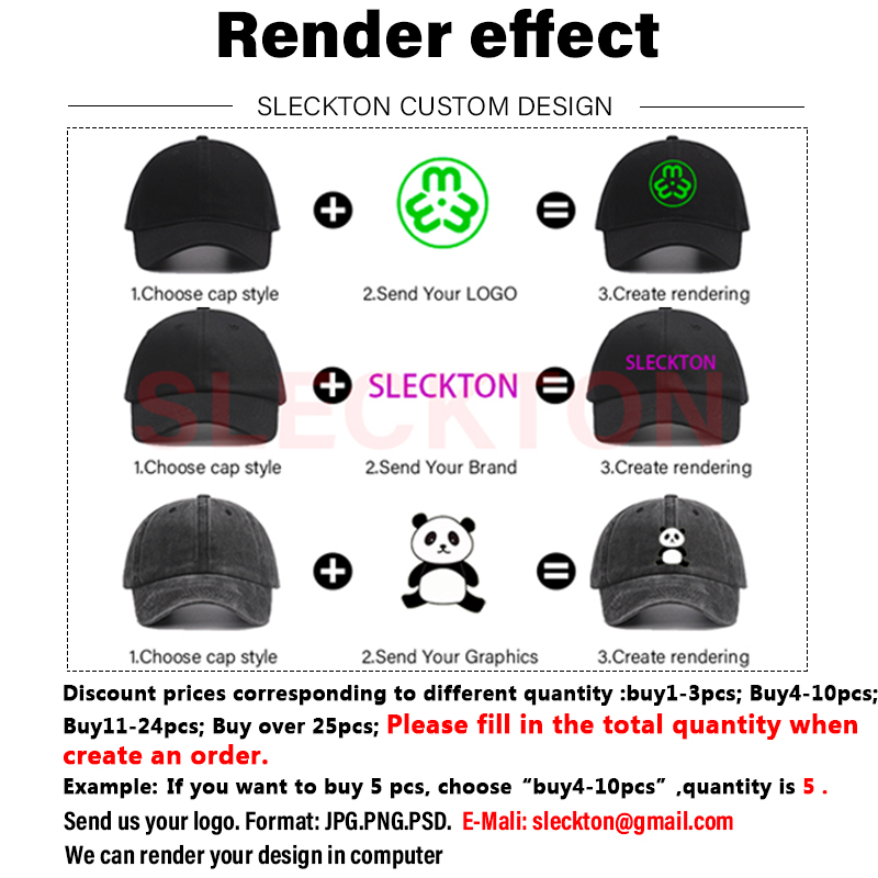 SLECKTON Custom Baseball Cap F - Embroidery Design Logo review and price