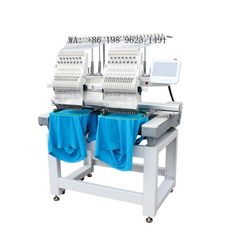 2 Heads 15 Needles Computerize - Embroidery Garments review and price