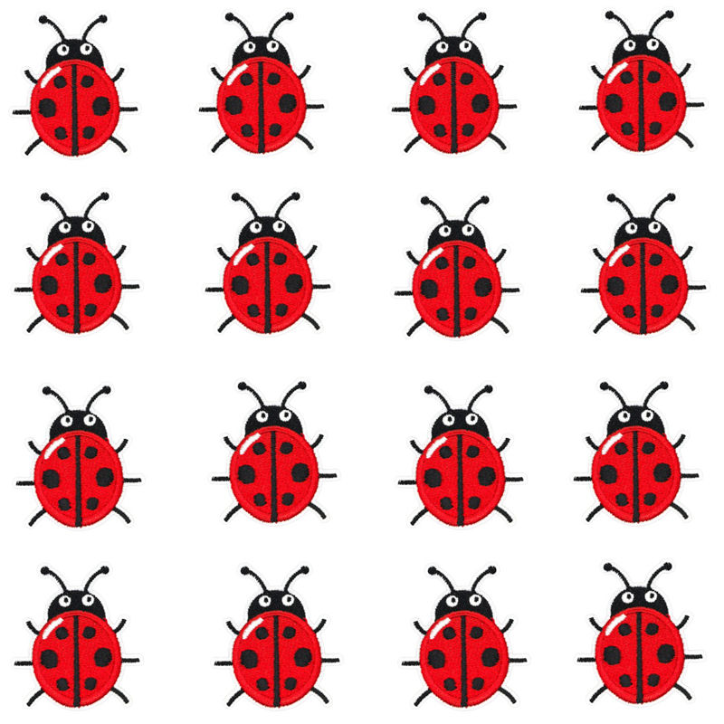 16pieces/batch Little Red Lady - Embroidery Lady Bug review and price