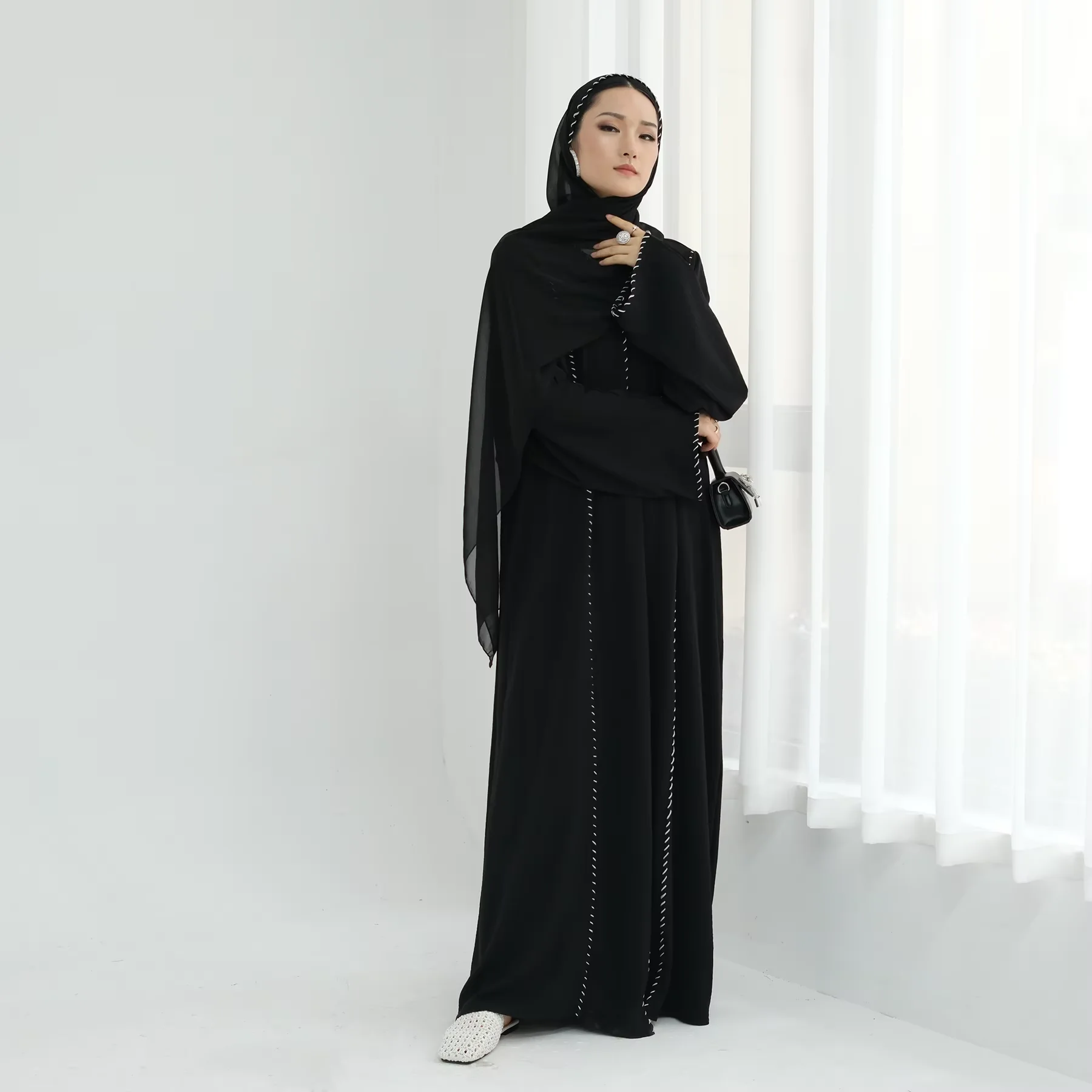 Dubai Abaya Luxury Kimono Card - Embroidery Kebaya review and price
