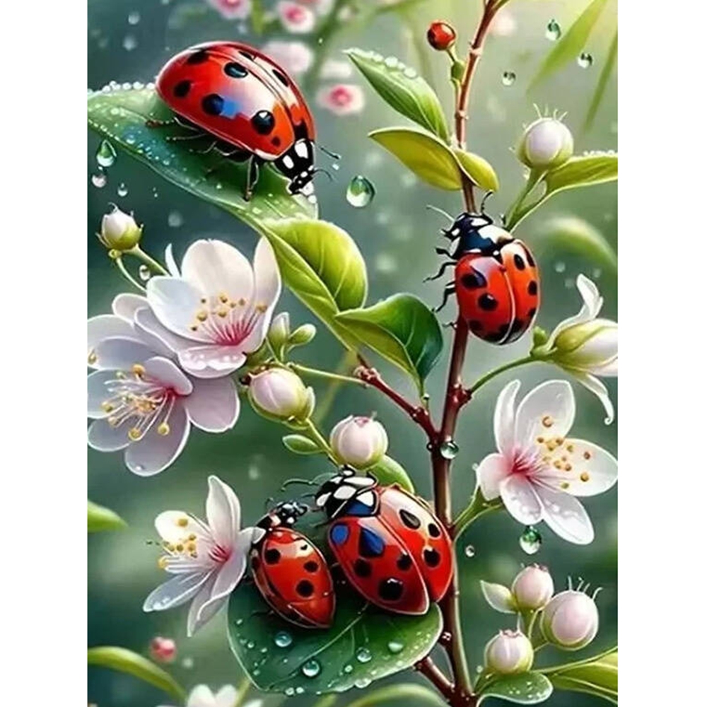 Frameless,5d Diamond Painting  - Embroidery Lady Bug review and price