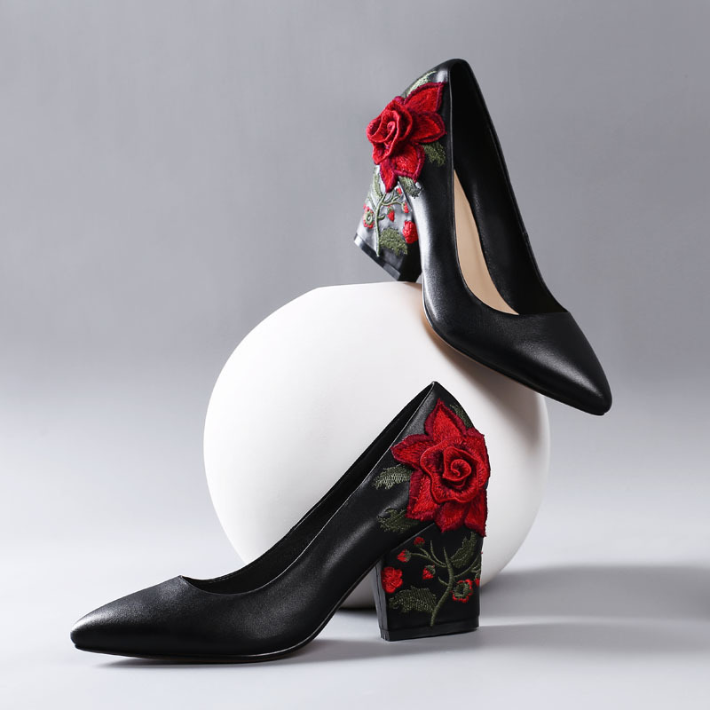 Fashion Yarn Embroidery Red Ro - Embroidery Rose review and price
