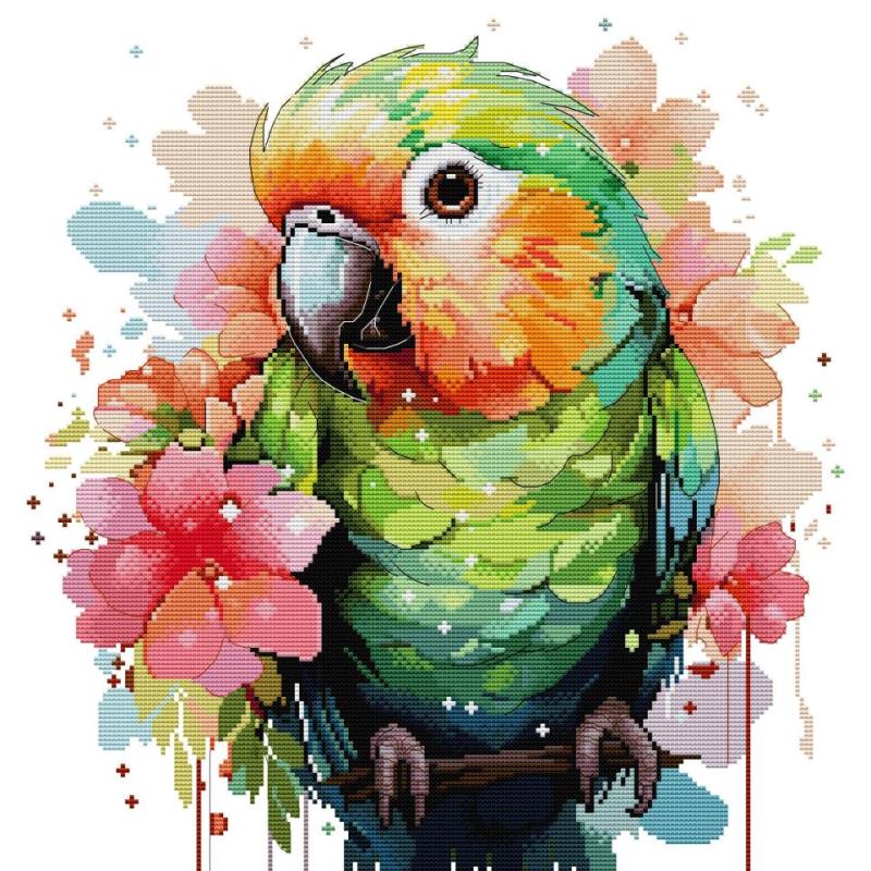 Bird Patterns Parrot Cross Sti - Embroidery Meaning review and price