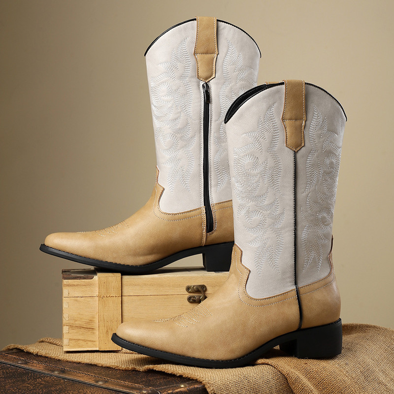 NEW Men High Boots Embroidery  - Embroidery Garments review and price