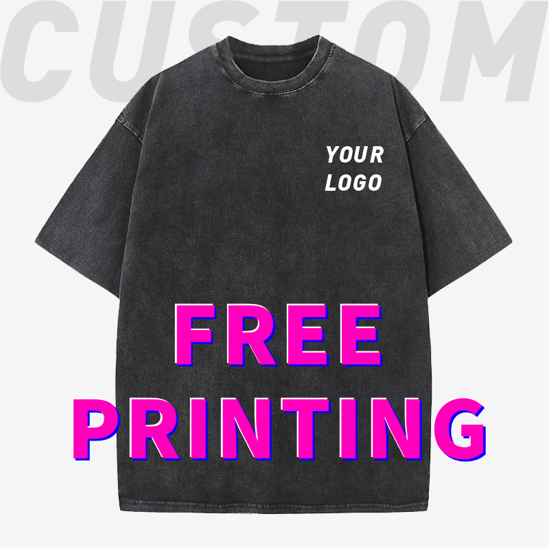 Customized T-Shirts Free Print - Embroidery Cotton Shirt review and price